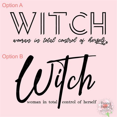 Witch woman in total control of herservl